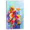 Designart - Abstract Floral Watercolor Painting - Large Floral Canvas Art Print